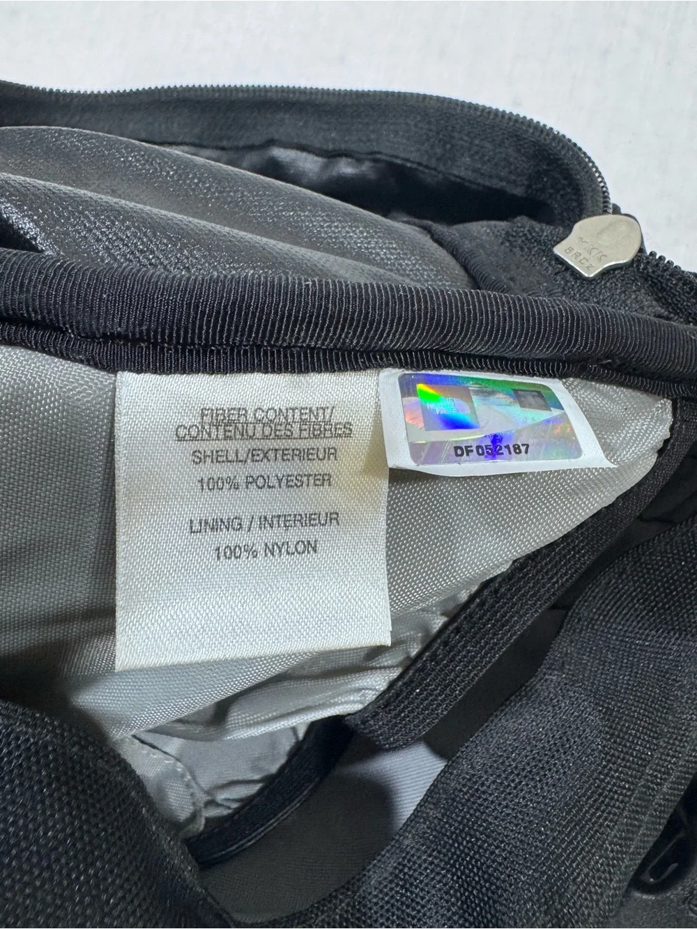 The North Face Kanga Black Waist Bag Adjustable Strap Pack Hiking